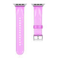 TPU Fuel Injection Watch Band For Apple Watch Series 7 45mm /6&SE&5&4 44mm /3&2&1 42mm(Transparen...