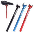FMFXTR Bicycle Extended Saddle Seat Tube Double Nail Straight Tube, Specification: 27.2mm(Blue)