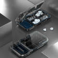 Westwood TP004 Mini Square Portable Grinding Divider Dispense Medicine Boxes(Rock Gray )