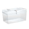 Portable Portable Medicine Box Home Medicine Plastic Storage Box, Style: High Small