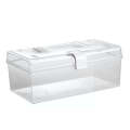 Portable Portable Medicine Box Home Medicine Plastic Storage Box, Style: Long Large