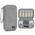 Baona BN-C004 Mini U Disk Headphone Data Cable Storage Bag, Color: Single Layer (Gray)