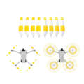 8 PCS 6030F Double Sided Colorful Low Noise Wing Propellers For DJI Mini 3 Pro, Color:  White Yellow