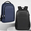SJ06 Outdoor Large Capacity Laptop Backpack, Size: 13 inch-15.6 inch(Navy Blue)