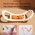 Massage Stretching Yoga Assisted Ring With Raised Point Roller(White)