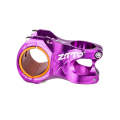 ZTTO Bicycle Handlebar Hollow 0 Degree Short Riser(Purple)