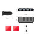 SHUNWEI Car Cigarette Lighter Charger 12/24V USB Converts Socket, Style: 3 Holes 2 USB