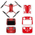 Sunnylife Drone+Remote Control Protective Sticker For DJI Mini 3 Pro Standard  Version(Aurora Red)