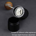 CNC Stainless Steel Hand Crank Coffee Bean Grinder, Specification: Seven Corner Silver