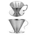 Double-layer Stainless Steel Pour-over Coffee Filter, Size: Small