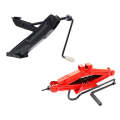 Portable Car Jack Z Type Hand Crank Tire Changing Tool(Red)