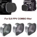 JUNESTAR  Drone Filters For DJI FPV COMBO ,Model: UV+CPL+ND8/16/32/64+STAR+Night