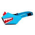 Cartoon Dog Mouth Cover Anti-Bite Nylon Dog Mask, Size: S(Blue)