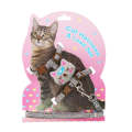 Comfortable Adjustable Anti-Escape Cat Leash, Size: L(Gray)