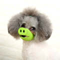 Pet Dog Piggy Mouth Dog Mask Bark Stopper, Size: Large(Green)