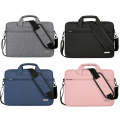 DSMREN Nylon Laptop Handbag Shoulder Bag,Model: 285 Air Cushion Pink, Size: 13.3 Inch