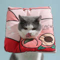 Cat Elizabeth Collar Kitten Anti-licking Collar Head Cover, Size: L(Beverage Box)