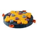 Pet Puzzle Slow Feeder Cat And Dog Food Tray Toy(Blue Claw Seal)