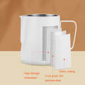 304 Stainless Steel Coffee Pot with Scale, Spec: 500ml (Retro Crane Mouth)