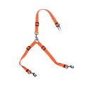 Pet Dual-purpose Car Reflective Seat Belt Dog Leash(Orange)