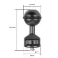2.5cm Ball Head Clip for Action Camera Underwater Video Camera Light Diving Joint(Titanium)