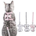 Bow-knot Anti-breakaway Adjustable Cat Leash L(Green)