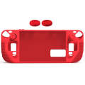 All-Inclusive Silicone Cover With Button Cap For Steam Deck(Red)