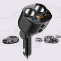 Car Charger With Switch Double Cigarette Hole Car Socket(C06 Neutral)