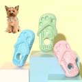 Pet Toys TPR Slippers Teeth Cleaning Dog Toys(Sky Blue)
