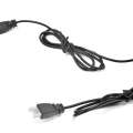 10PCS USB Charging Cable 3.7V 350mAh Air To Air Plug Without Protecting For Drone(Black)