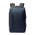 SKV B20430 Men Large Capacity Commute Computer Bag Business Casual Backpack(Blue)