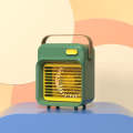 F05 Portable Portable Desktop Mini Spray Air Cooler, Style: Rechargeable(Gem Green)