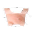 SEBS Elastic Bandage Correction X/O Type Leg Foot Heart Pad(White)