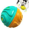 Dog Toothbrush Sound Molar Ball Texture Meteorite Dog Toy(Blue Orange)