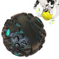 Dog Toothbrush Sound Molar Ball Texture Meteorite Dog Toy(Black Blue)