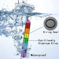 M003 Sealed Waterproof 7 Days Split Aluminum Alloy Metal Pill Box(Colorful)