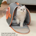 Space Pet Bag Large Capacity Portable Shoulder Cat Bag(Grey)