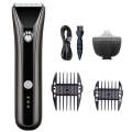 Waterproof Pet Shaver Dog Electric Hair Clipper, Specification: Package 4(Gray)