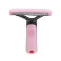 Pet Automatic Hair Removal Comb Curved Cat and Dog Open-knot Comb(Pink)