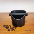 Coffee Knocking Grounds Bucket Waste Grounds Basin Grounds Box, Style:, Color: A Model (Black)