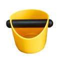 Coffee Knocking Grounds Bucket Waste Grounds Basin Grounds Box, Style:, Color: A Modle (Yellow)