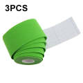 3 PCS Muscle Tape Physiotherapy Sports Tape Basketball Knee Bandage, Size: 2.5cm x 5m(Green)