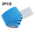 3 PCS Muscle Tape Physiotherapy Sports Tape Basketball Knee Bandage, Size: 5cm x 5m(Blue)