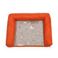 Pet Breathable And Cooler Mat Pet Bed, Specification: S(Orange)