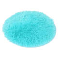 Autumn And Winter Pet Warm Bed Round Pet Pad, Specification: L(Sky Blue)