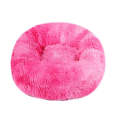 Plush Pet Bed Deep Sleep Pet Pad, Specification: 50cm(Rose Red)
