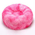 Plush Pet Bed Deep Sleep Pet Pad, Specification: 50cm(Rose Red)