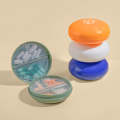 JM062 Convenient Medicine Packaging Box Mini Moisture-proof Sealed Pill Box(Milk White)