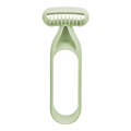 Sensitive Leg and Armpit Shaver Macro Blade Gentle Shaving Tool(Matcha Green)