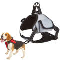 Distributed Load Soft Reflective Pet Chest Strap, Size: S(Gray)